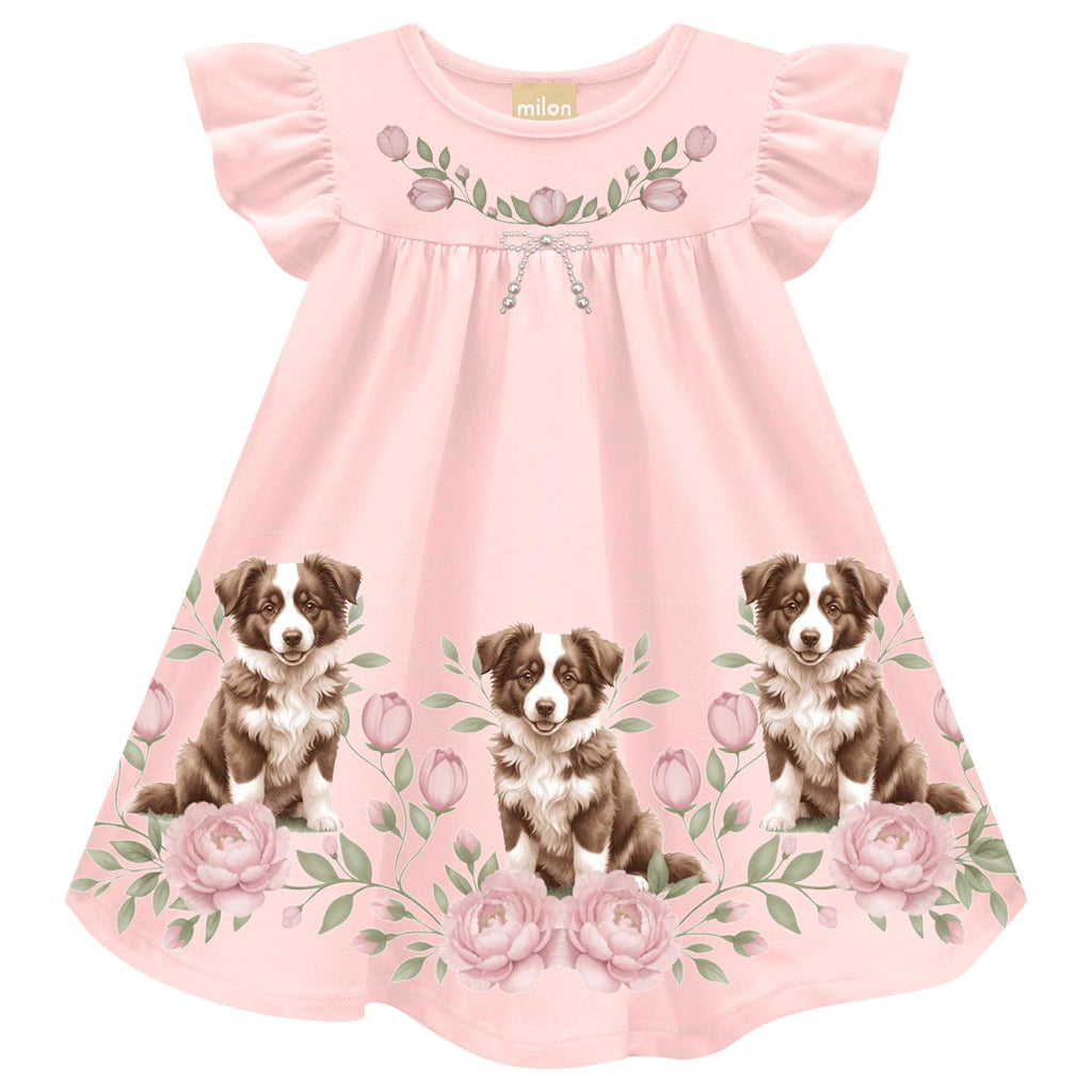 Vestido Malha Laço Perola - MIlon