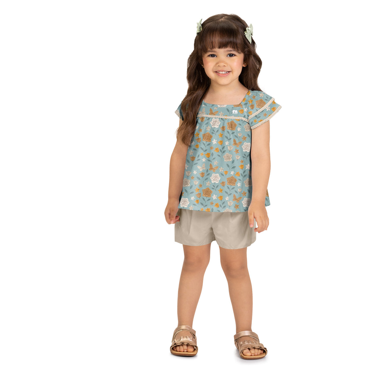 Conjunto Blusa e Short Malha Cotton - MILON
