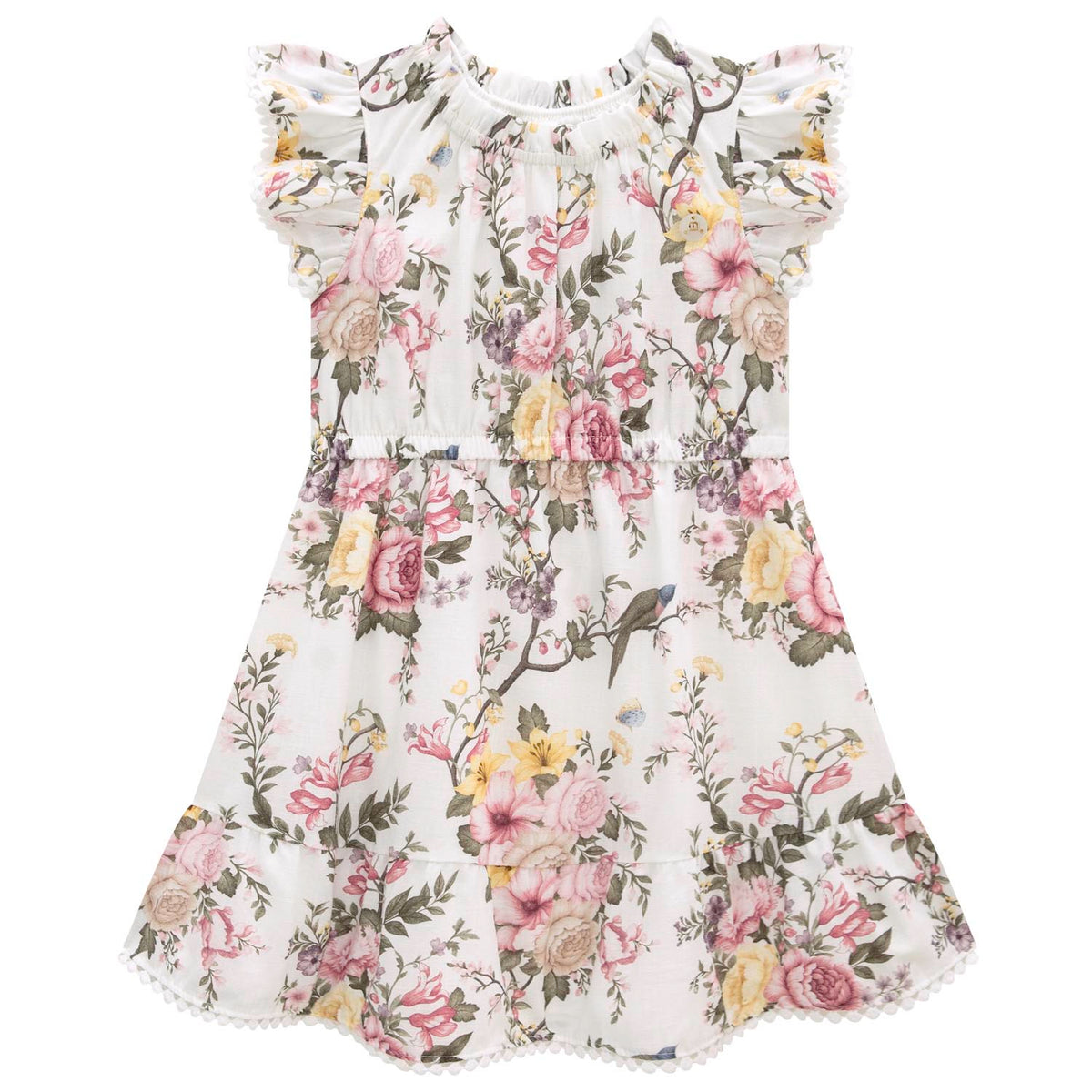 Vestido Linho Floral - MILON