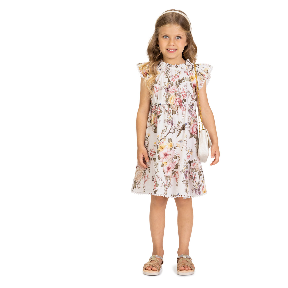 Vestido Linho Floral - MILON