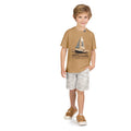 Conjunto Camiseta Malha e Bermuda Moletom - MILON