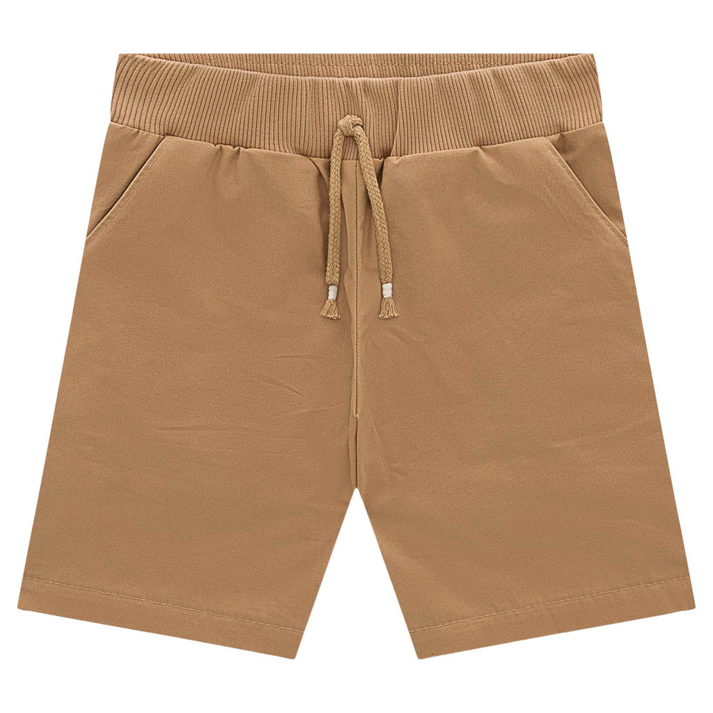 Conjunto Bata Gola Padre e Bermuda Sarja - MILON