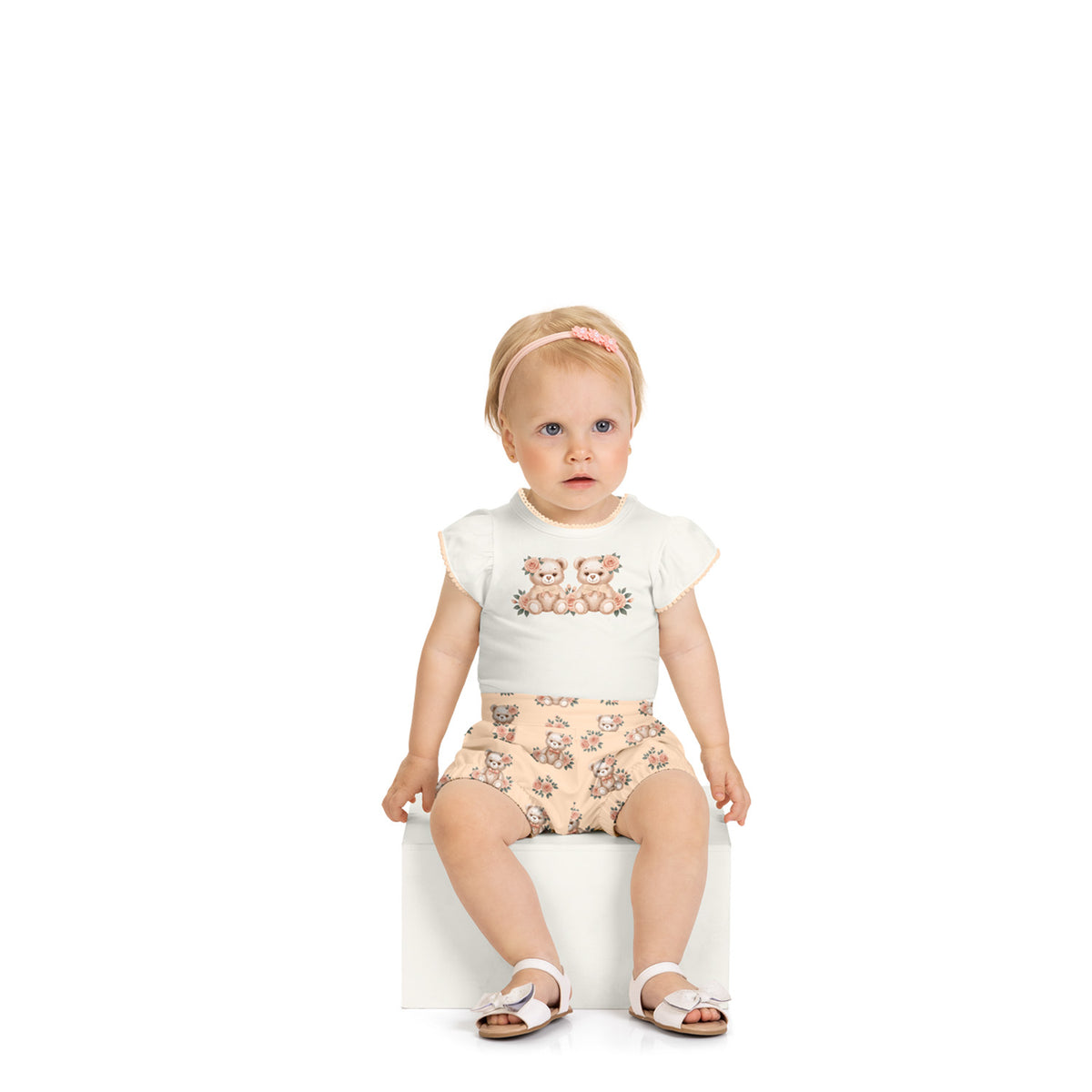 Conjunto Body Suedine e Short Moletinho - MILON