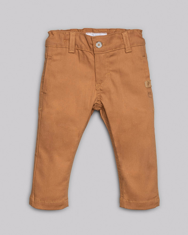 Conjunto Camiseta Malha Manga Longa e Calça Brim - ANJOS BABY