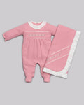 Kit Macacão Malha Tricot Tam P - ANJOS BABY