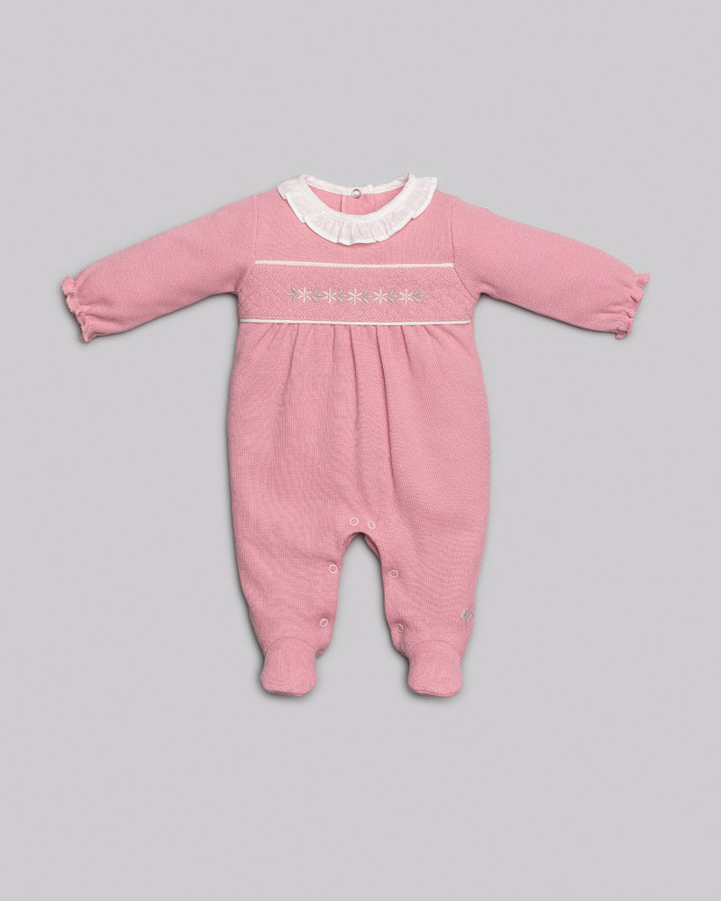 Kit Macacão Malha Tricot Tam P - ANJOS BABY