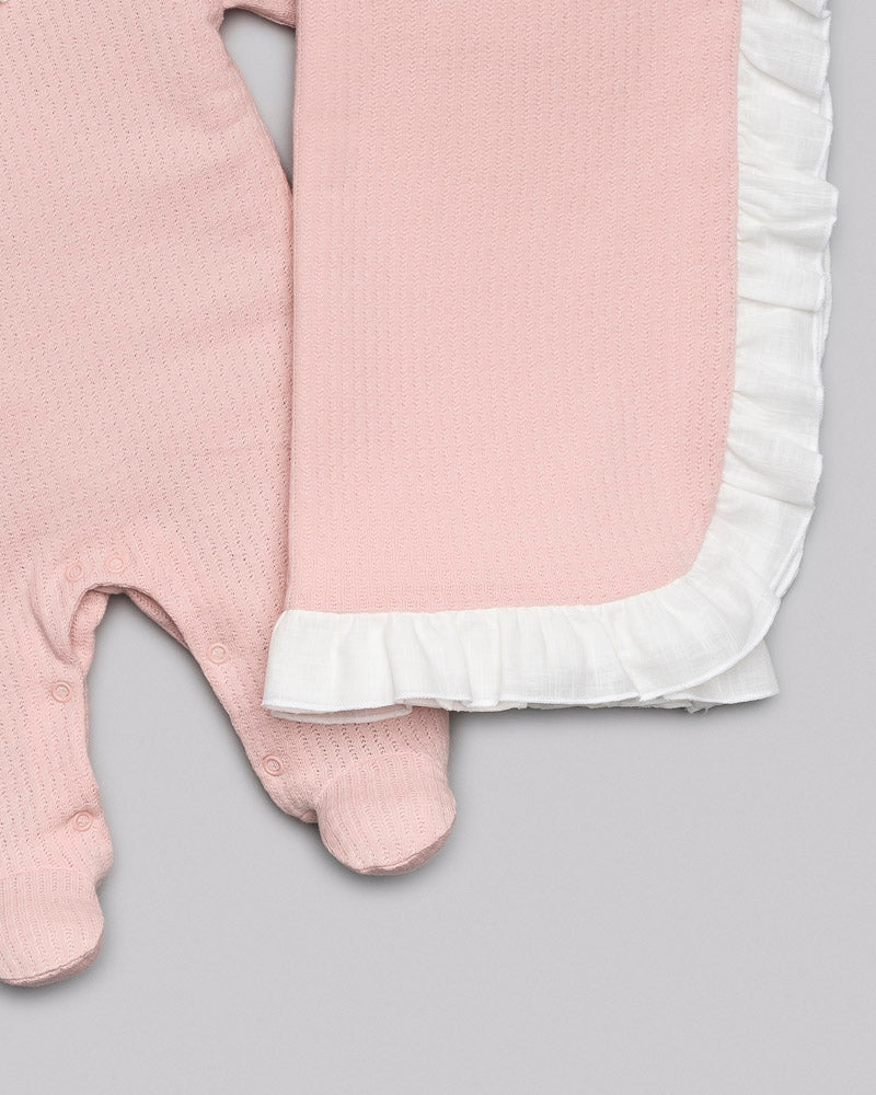 Kit Macacão Malha Tricot Tam RN - ANJOS BABY