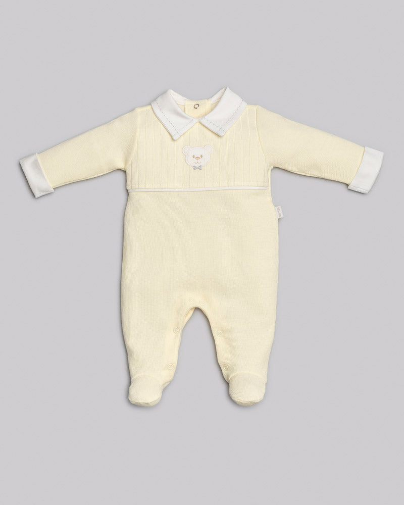 Kit Macacão Malha Tricot Tam P - ANJOS BABY