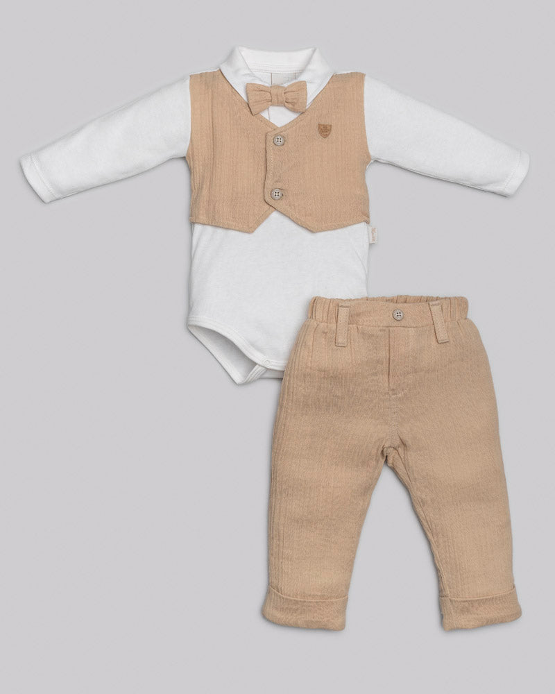 Conjunto Body Manga Longa e Calça Anarruga - ANJOS BABY