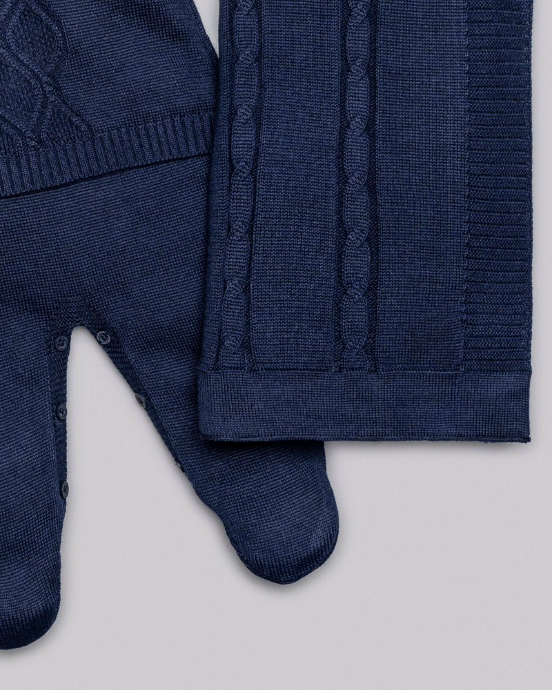 Kit Macacão Tricot Tam P - ANJOS BABY