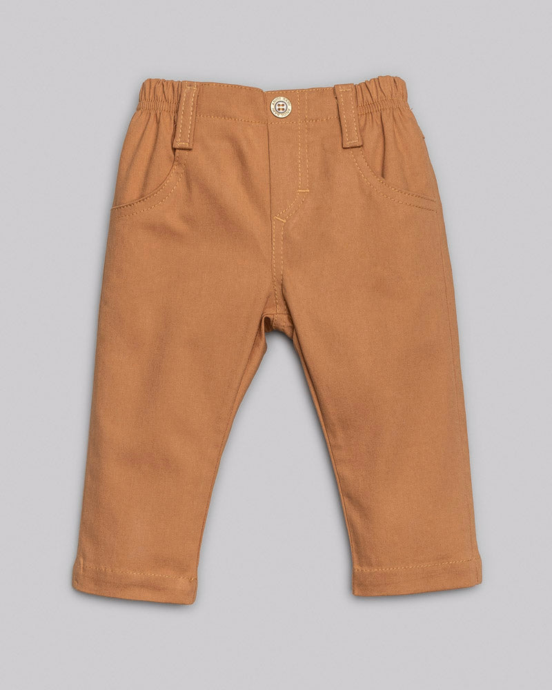 Conjunto Camisa Linho e Calça Brim - ANJOS BABY
