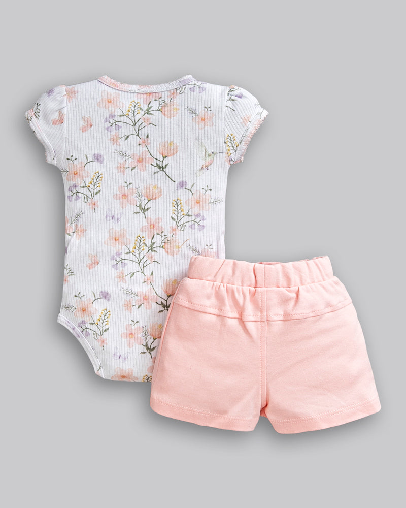 Conjunto Body 100% Algodão Egipicio e short - ANJOS BABY