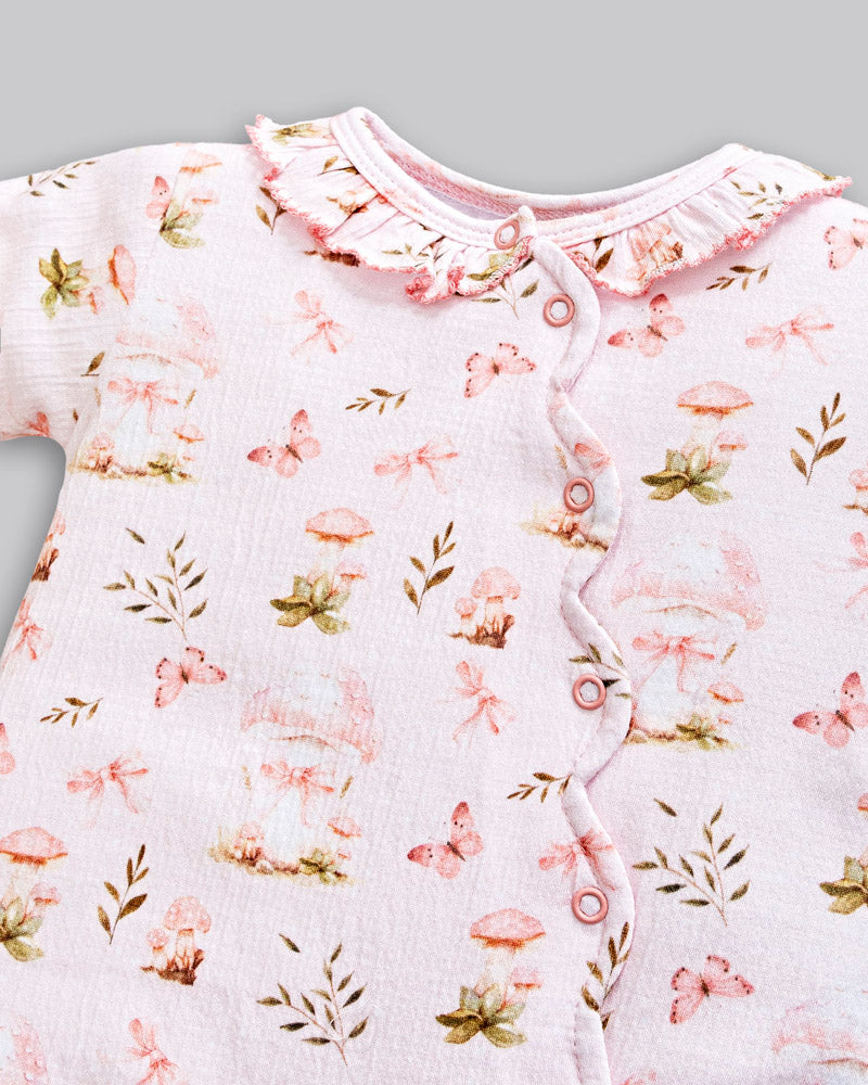 Macacão Longo Estampado Anarruga - ANJOS BABY
