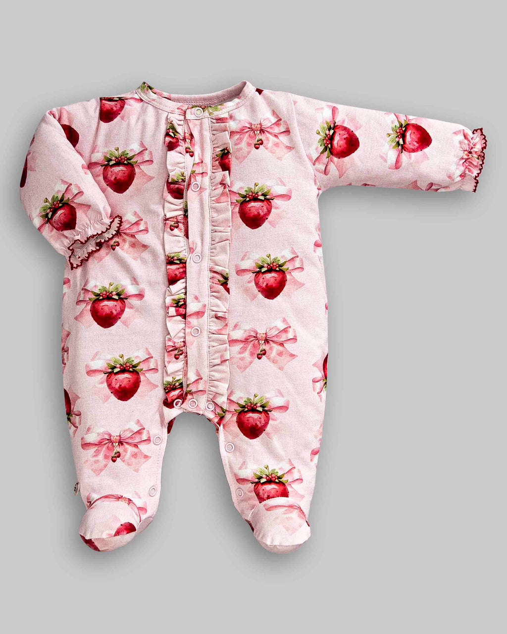 Macacão Longo Babados - ANJOS BABY