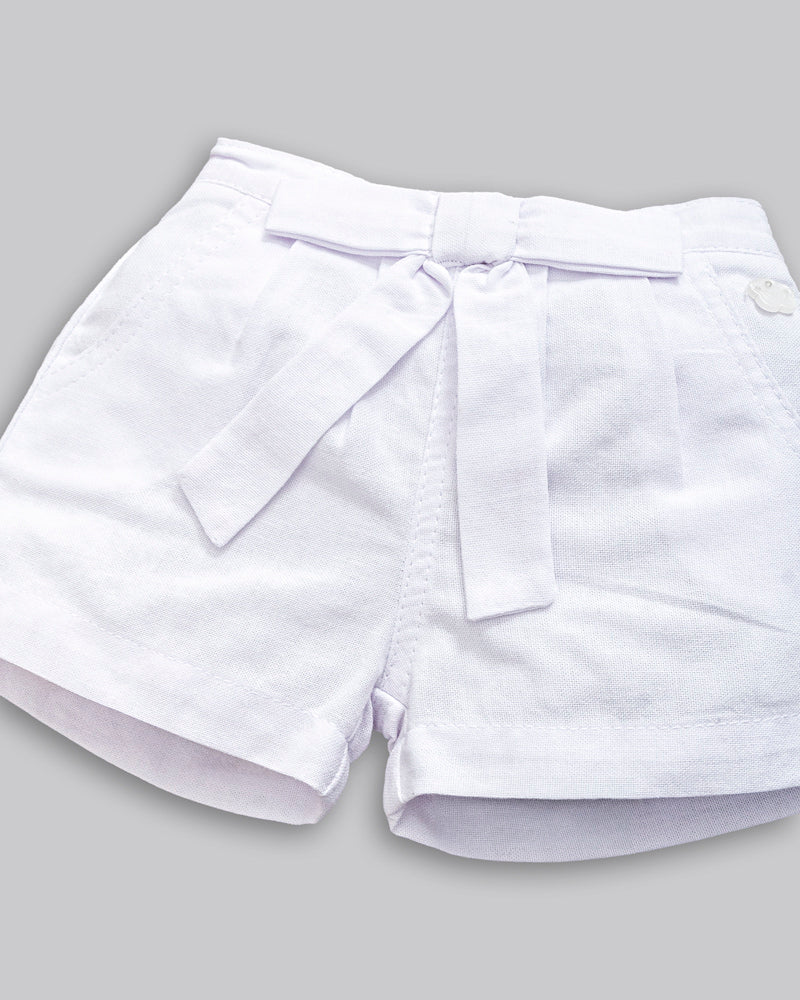 Conjunto Body Manga Curta Suedine Estampado Morango + Short Oxford - ANJOS BABY