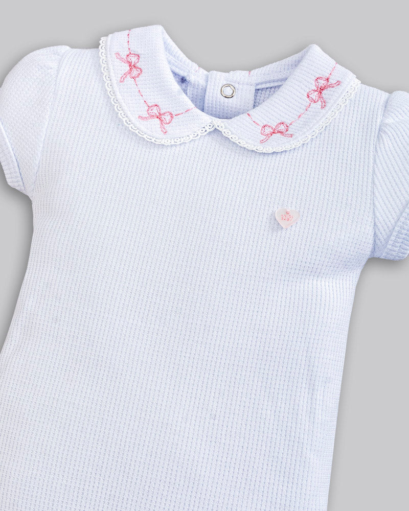 Conjunto Body Malha Tricot + Saia Sarja - ANJOS BABY
