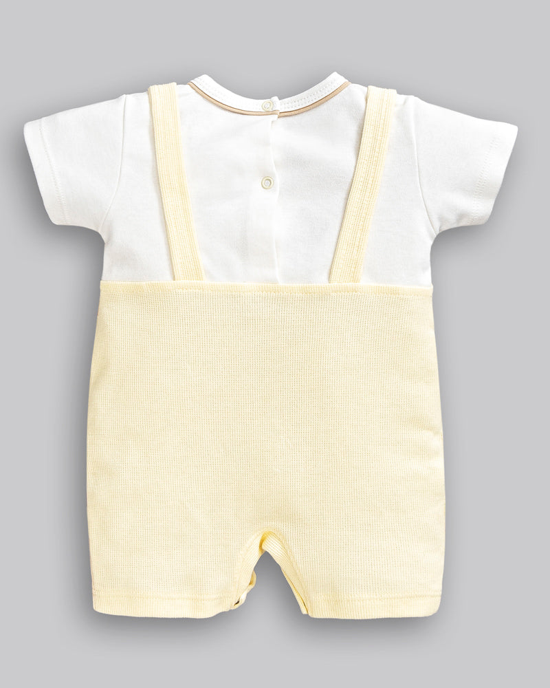 Macacão Curto Malha Tricot - ANJOS BABY