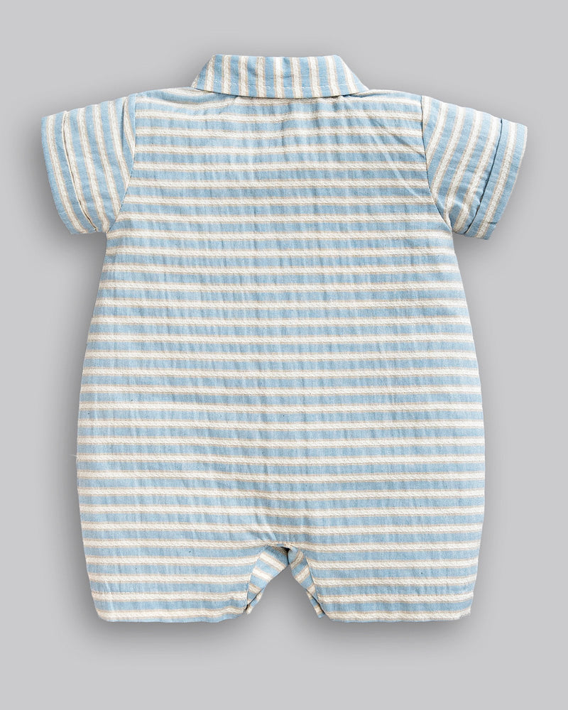 Macacão Curto Sarjinha - ANJOS BABY