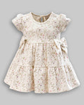 Vestido Manga Curta Canelado - ANJOS BABY