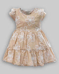 Vestido Manga Curta Laise Bordado - ANJOS BABY