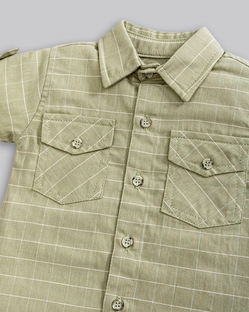 Conjunto Camisa e Bermuda Tricoline - ANJOS BABY