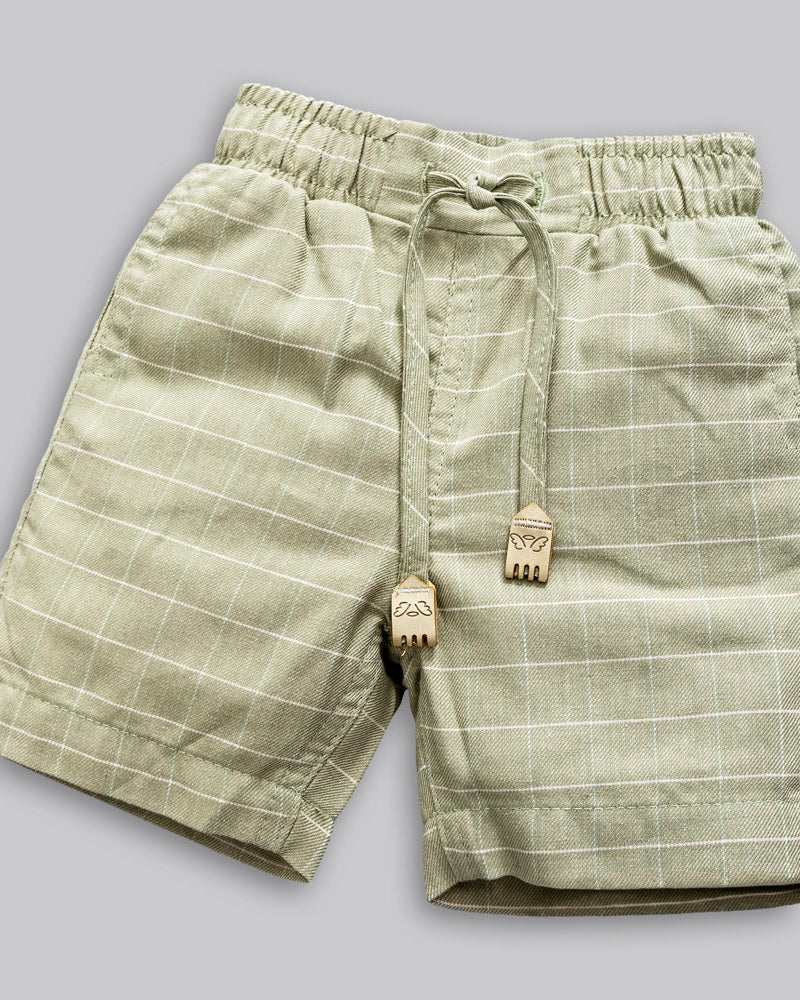 Conjunto Camisa e Bermuda Tricoline - ANJOS BABY