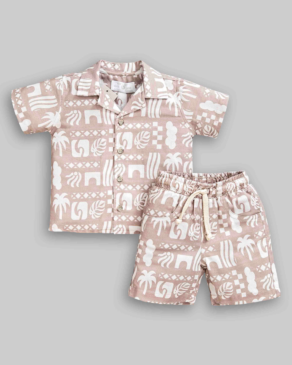 Conjunto Camisa e Bermuda Linho - ANJOS BABY