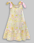 Vestido Cotton Estampado - ANJOS BABY