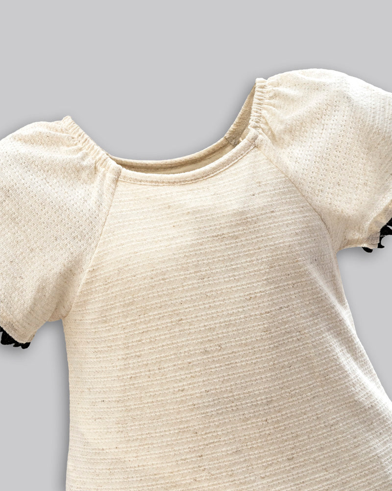 Vestido Malha Trabalhada - ANJOS BABY
