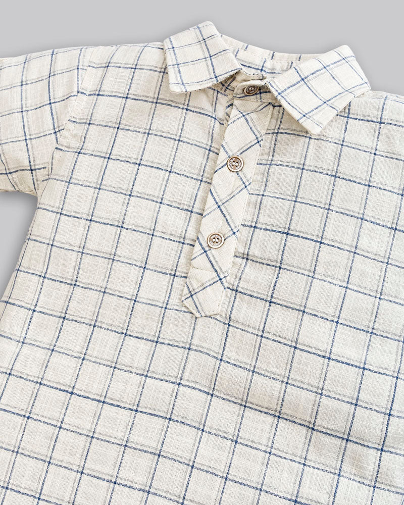 Conjunto Camisa e Bermuda Linho - ANJOS BABY