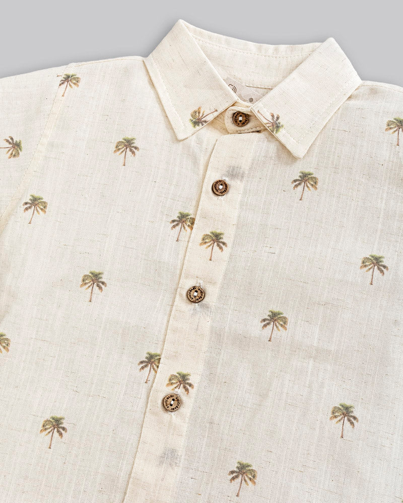 Conjunto Camisa Linho e Bermuda Viscolinho - ANJOS BABY