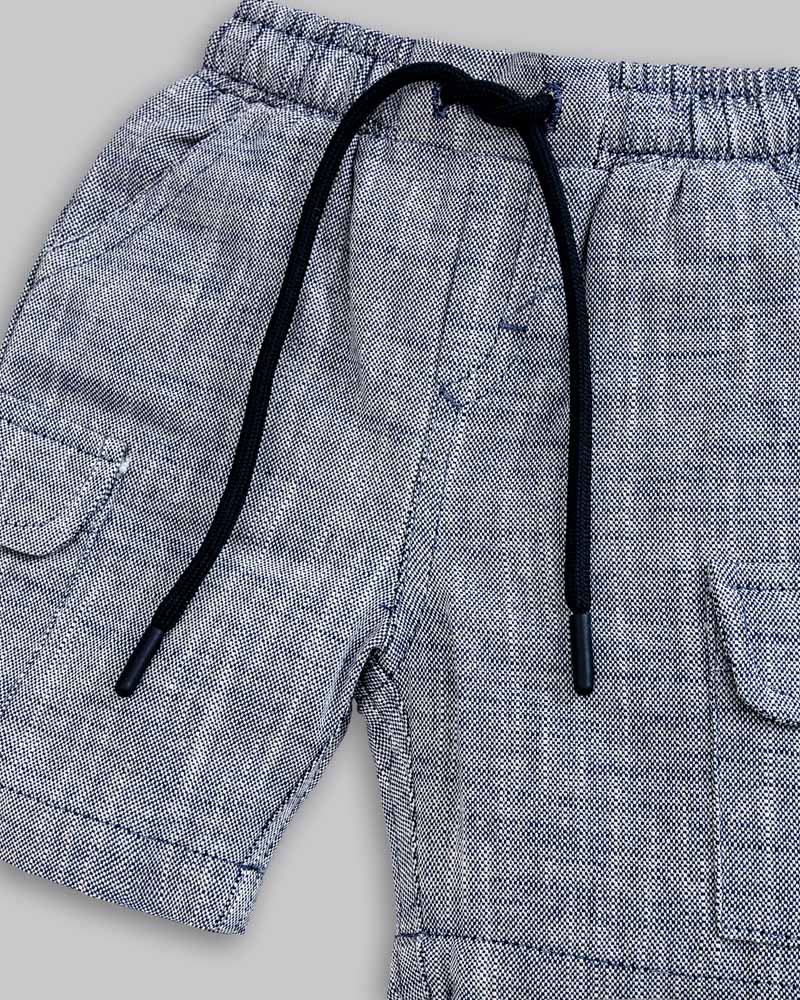 Conjunto Camiseta Malha e Bermuda Viscolinho - ANJOS BABY