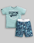 Conjunto Camiseta Malha e Bermuda Microfibra - ANJOS BABY