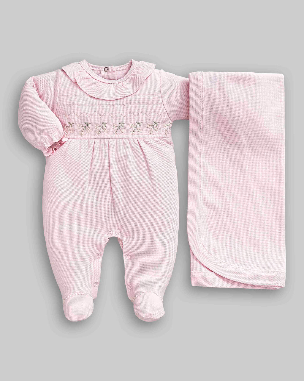Kit Macacão Malha Tricot Tam RN - ANJOS BABY