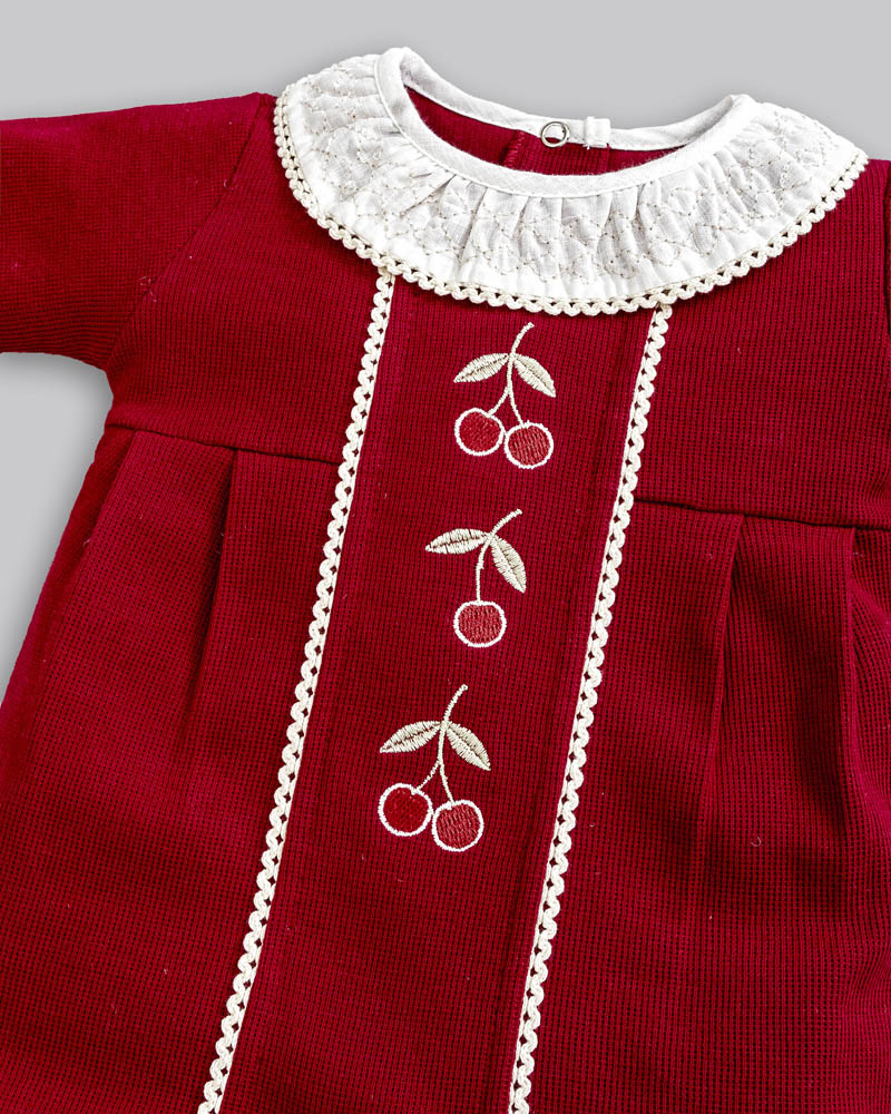 Kit Macacão Malha Tricot Tam P - ANJOS BABY
