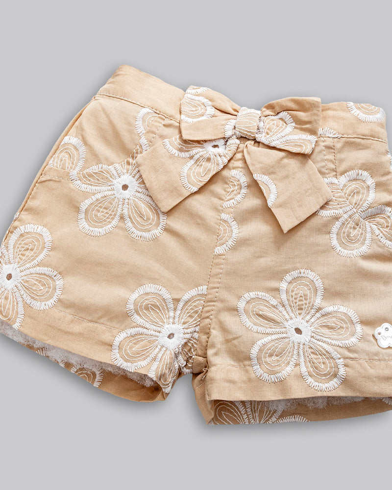 Conjunto Body Manga Curta Suedine e Short Laise - ANJOS BABY