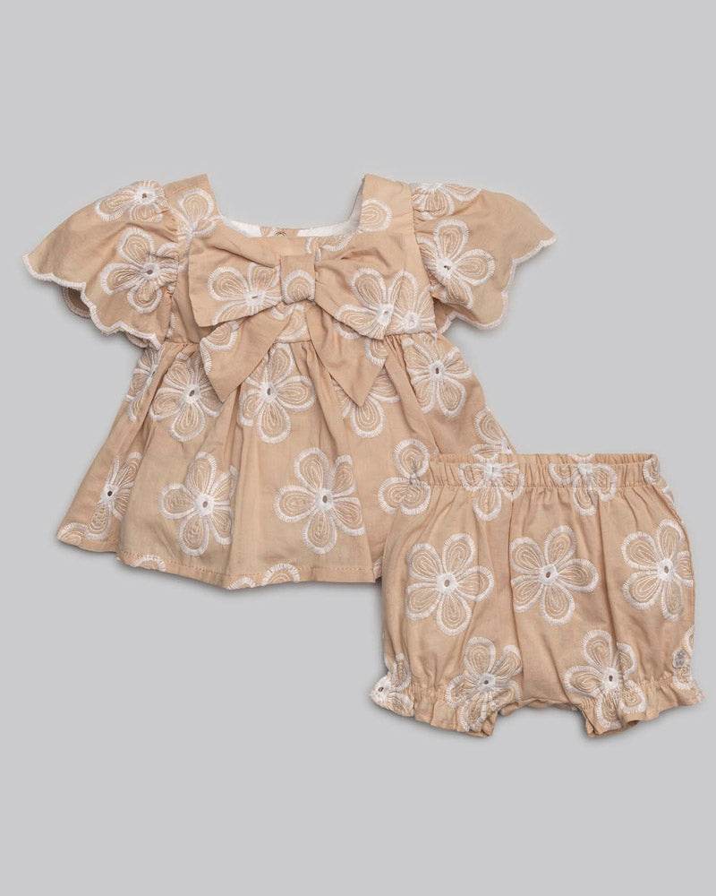Conjunto Laise Marrom - ANJOS BABY