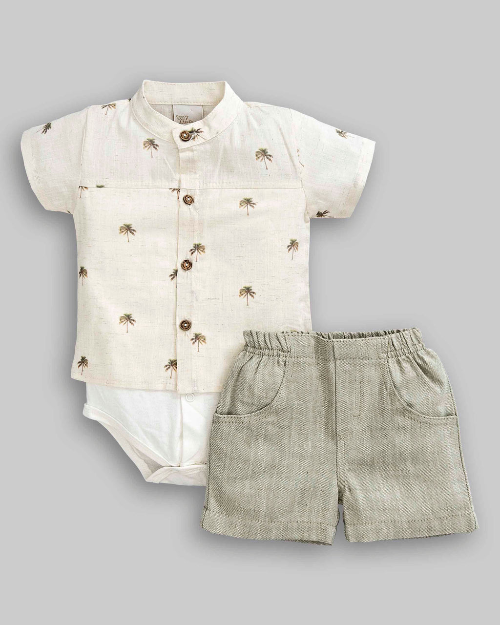 Conjunto Body Camisa e Short Viscolinho - ANJOS BABY