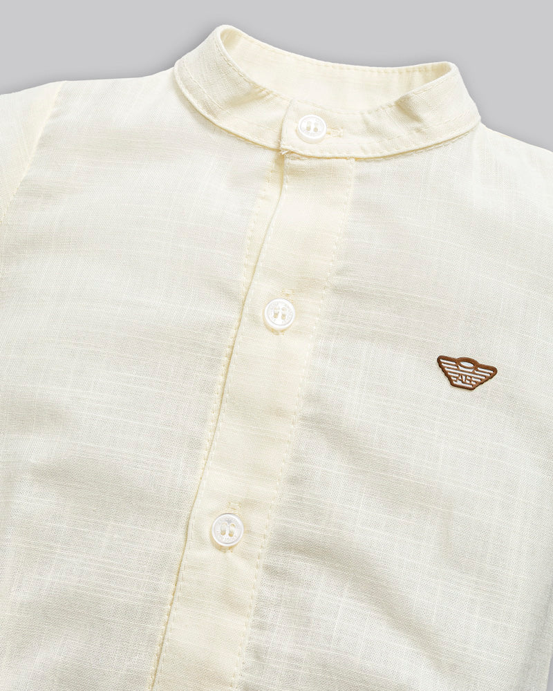 Camisa Linho Manga Longa - ANJOS BABY