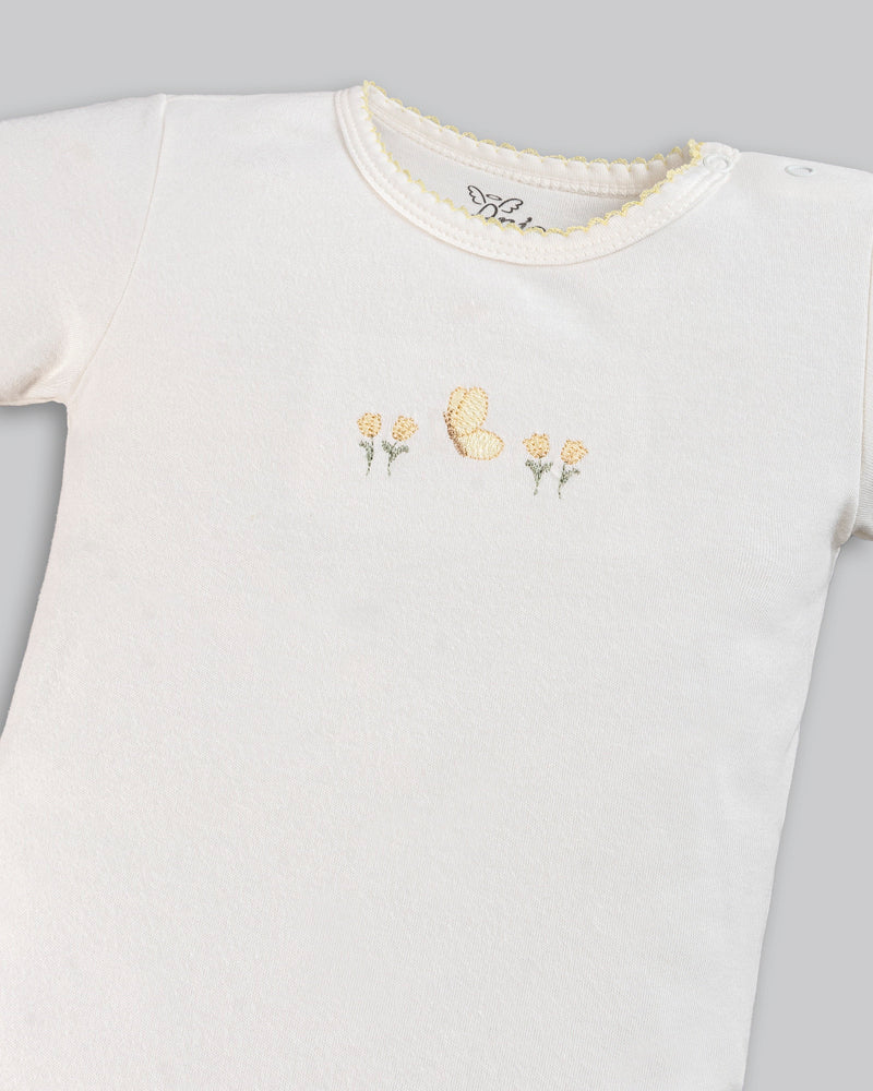 Conjunto Body Longo e Calça em Algodão Pima - ANJOS BABY