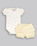 Conjunto Body e Short Algodão Pima - ANJOS BABY