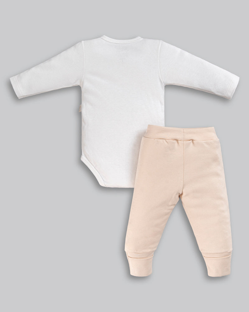 Conjunto Body Manga Longa e Calça - ANJOS BABY