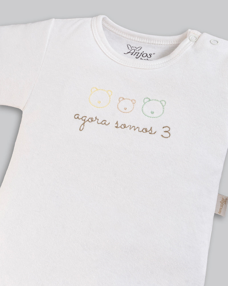 Conjunto Body Manga Longa e Calça - ANJOS BABY
