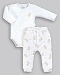 Conjunto Body Manga Longa e Calça - ANJOS BABY