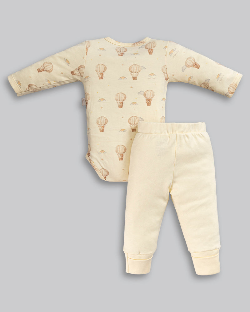 Conjunto Body Manga Longa e Calça - ANJOS BABY