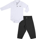 Conjunto Body Suedine e Calça Sarja - HAVE FUN