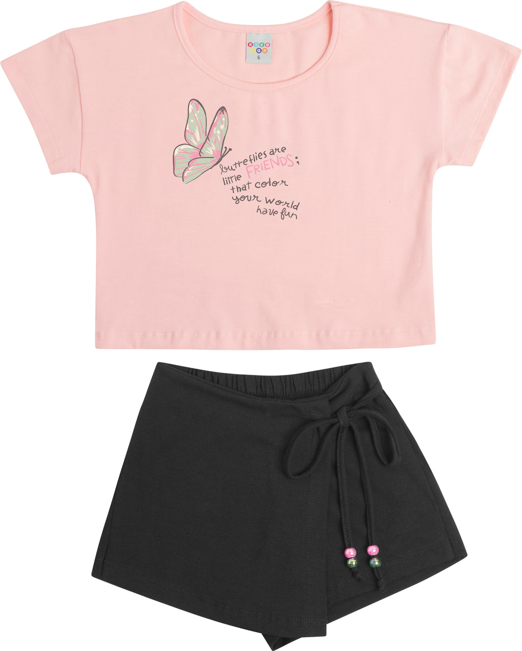 Conjunto Blusa e Short Saia - HAVE FUN