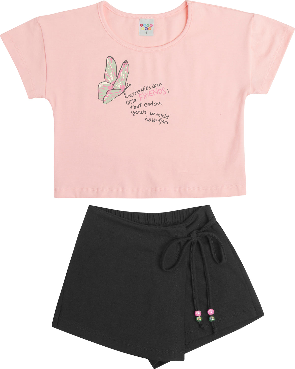Conjunto Blusa e Short Saia - HAVE FUN