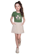 Conjunto Blusa Cotton e Short Saia Sarja - HAVE FUN