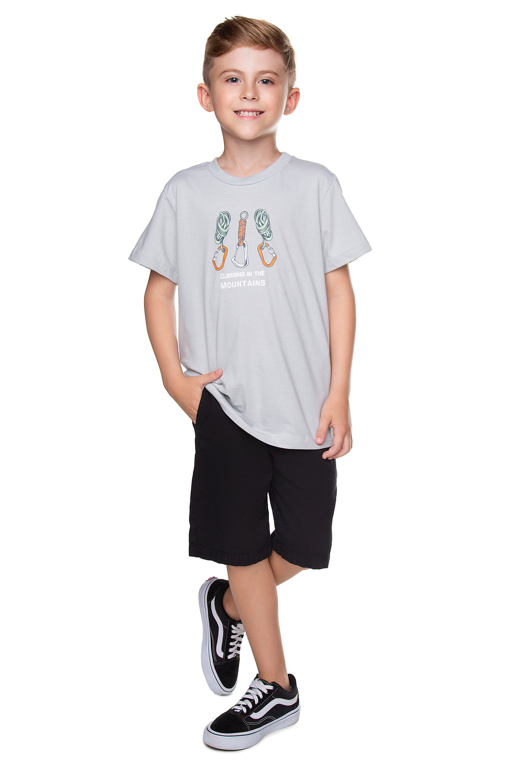 Conjunto Camiseta Meia Malha - HAVE FUN
